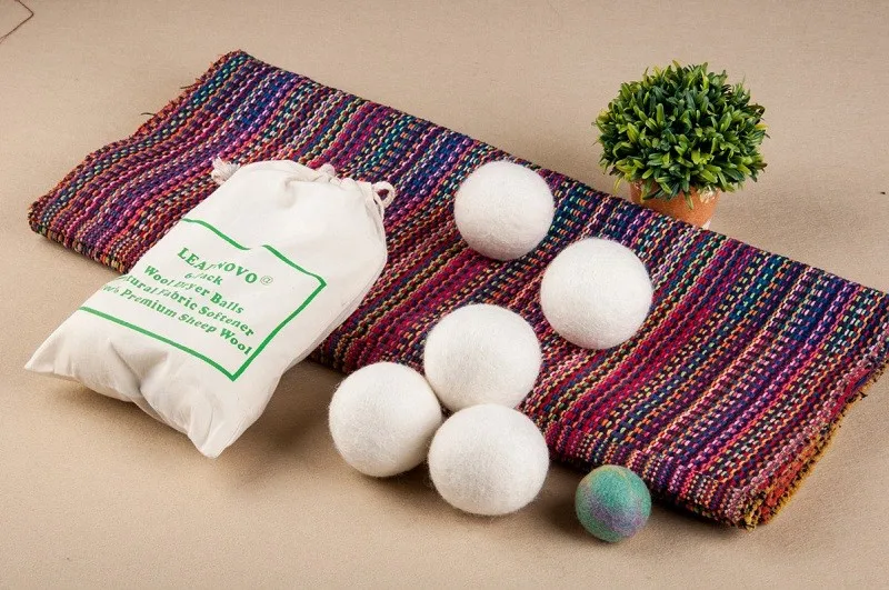 100% New Zealand Design Colour Washing Ball Supplier 6 Pack Cotton Bags