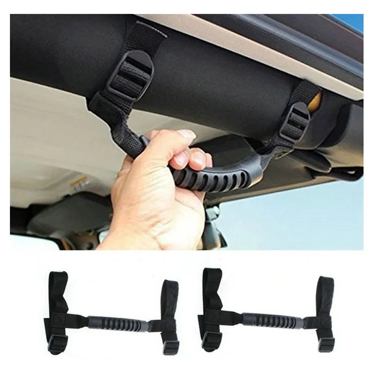 2 X Roll Car Grab Handles For 19552018 Jeep Wrangler Yj Tj Jk Jl