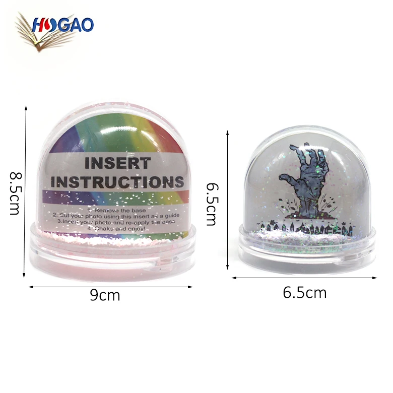 China wholesale empty gift new product ideas 2018 innovative DIY novelty gifts crystal water ball cheap personalised snow globe