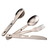 Stainless Steel Camping Folding Outdoor Tableware