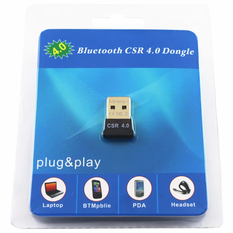 Mini Bluetooth 4.0 USB 2.0 CSR4.0 Dongle Adapter For Win 8 7 XP Laptop PC Tool 