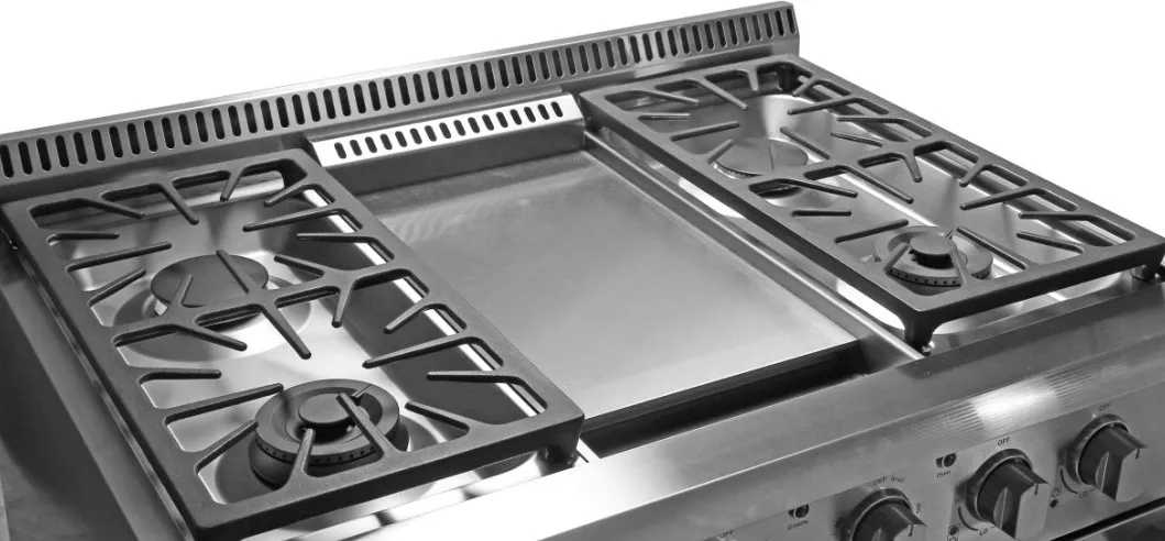 Thor Kitchen Commercial 6 Burner Gas Stove Oven Griddle Top Thor Kitchen Commercial 6 Burner Gas Stove Oven Griddle Top