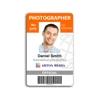 Employee ID card printer for rfid card for access control