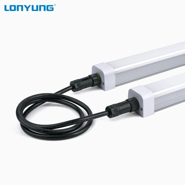 Linkable led batten ip65 waterproof led linear tube lights Mini tri-proof led light 30w 4ft DLC ETL SAA CE approved