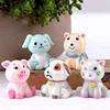 Cartoon Animal DIY Resin Micro Landscape Garden Accessories Fashion Home Cake Car Decoration Gift Key Chain