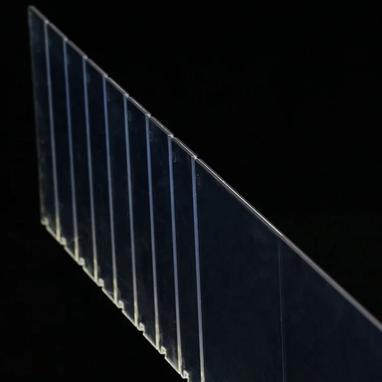 Manufacture Free Samples Plastic Supermarket Display T Shape Clear