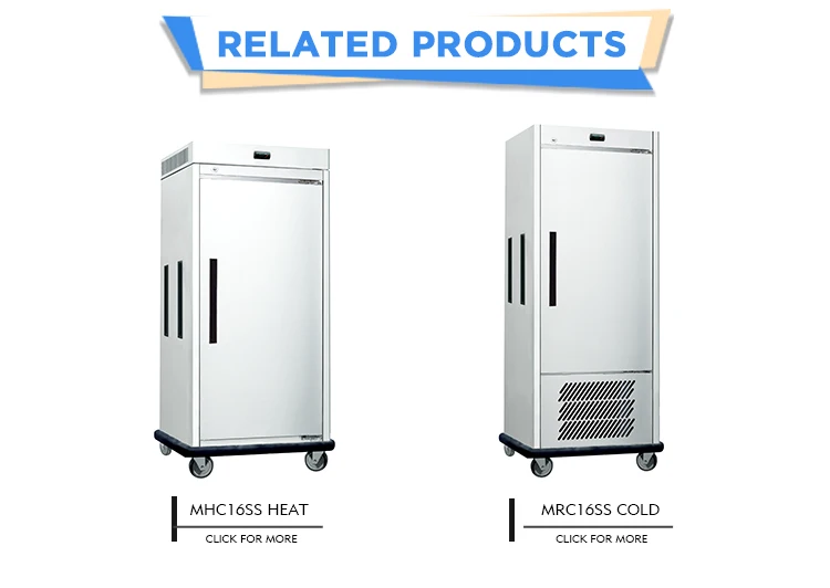 Mobile Banqueting Trolley For Cold Food Removable Refrigerator Food