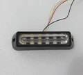High Intensity 6W LED surface external Lightheads Car Grill warning lighs Emergency lights 18 flash pattern