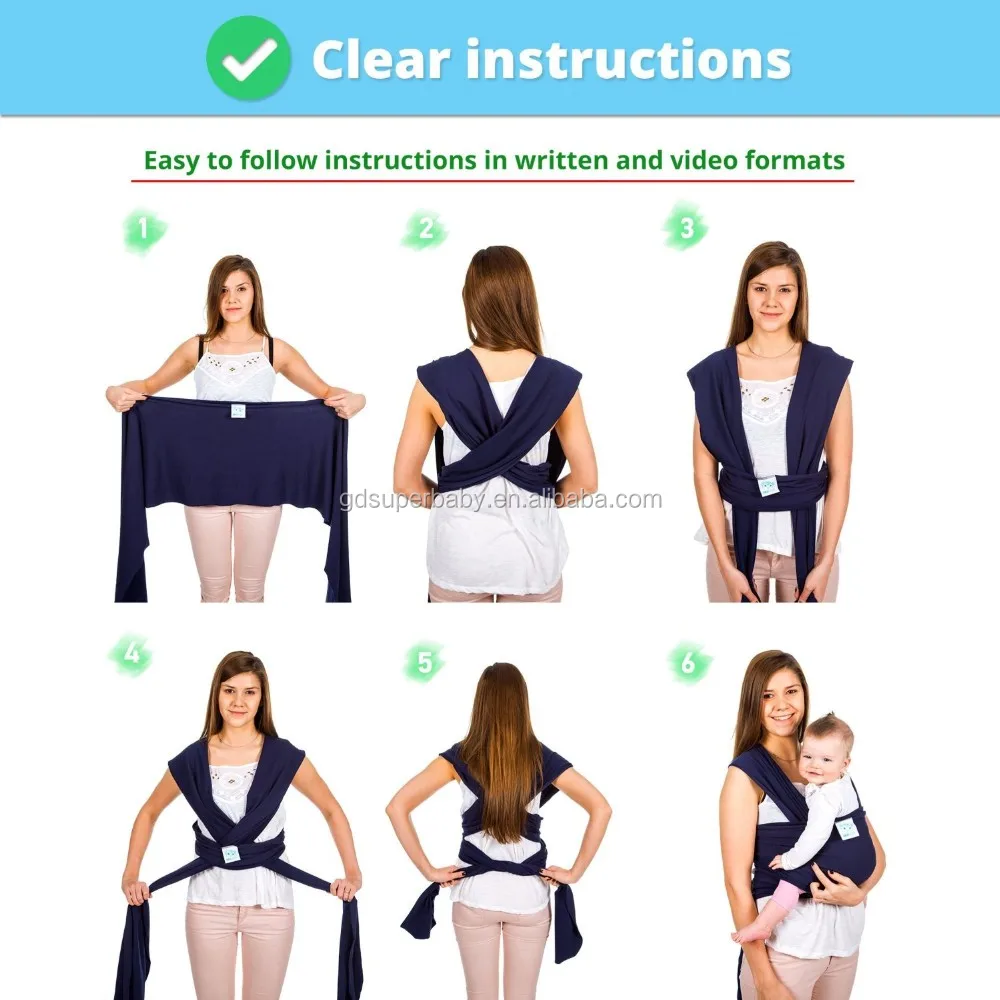 baby wrap carrier instructions