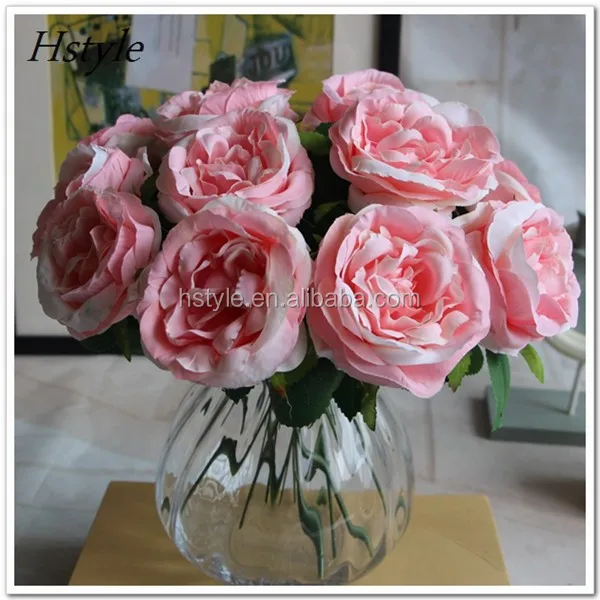 Single Real Touch Velvet Rose Flower Artificial Flowers Roses Silk