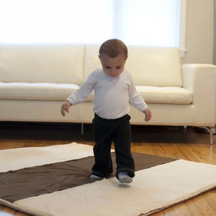 Snug Square Plush Baby Play Mat Large Soft Comfortable Luxurious Kids