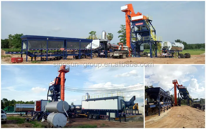 Manufacturer supplier low price custom mobile asphalt batching plant for sale