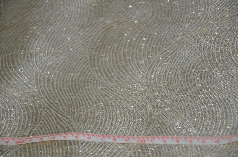 Silk Jacquard Fabric Silk Lurex Fabric Spring Summer Shiny Lurex Silk