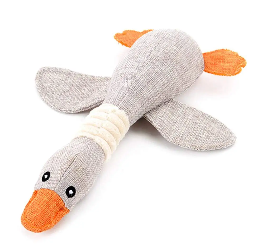 Mallard Dog Toy, Squeaky Dog Toy, Plush Puppy Dog Chew Toy for Small Medium Dogs