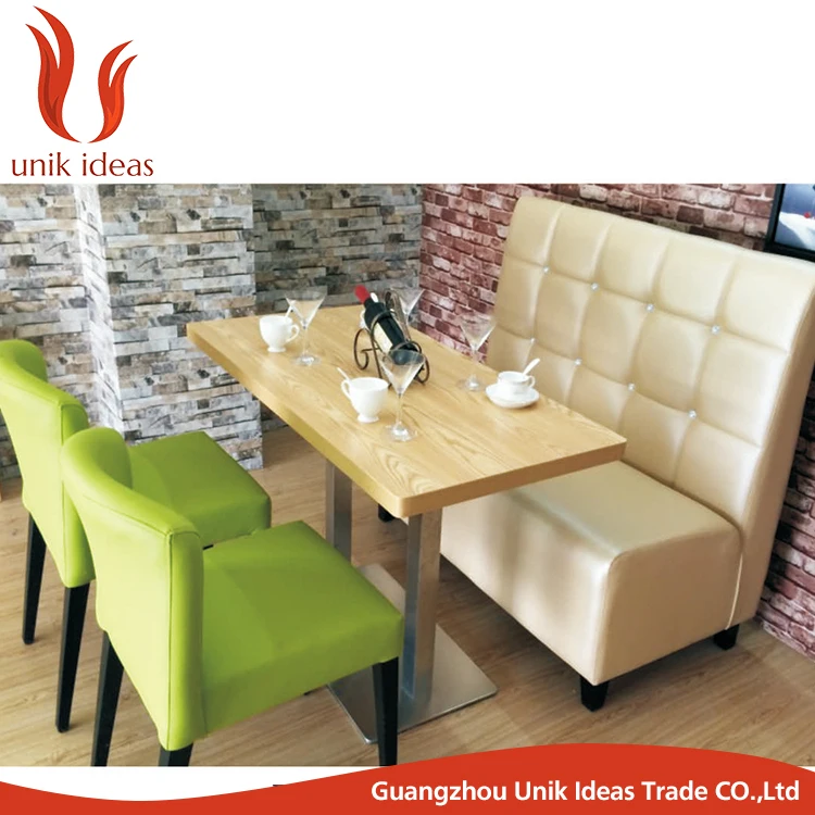 Usage commercial double côté restaurant banquettes rapide ...