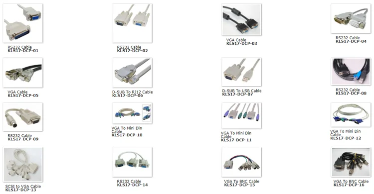 Good quality 164 KLS brand 15/15 pin RS232 Cable - ANKUX.COM