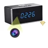 Best nightvision ir cut desk clock cctv camera 1080p video live loop recording remote wifi ip clock camera