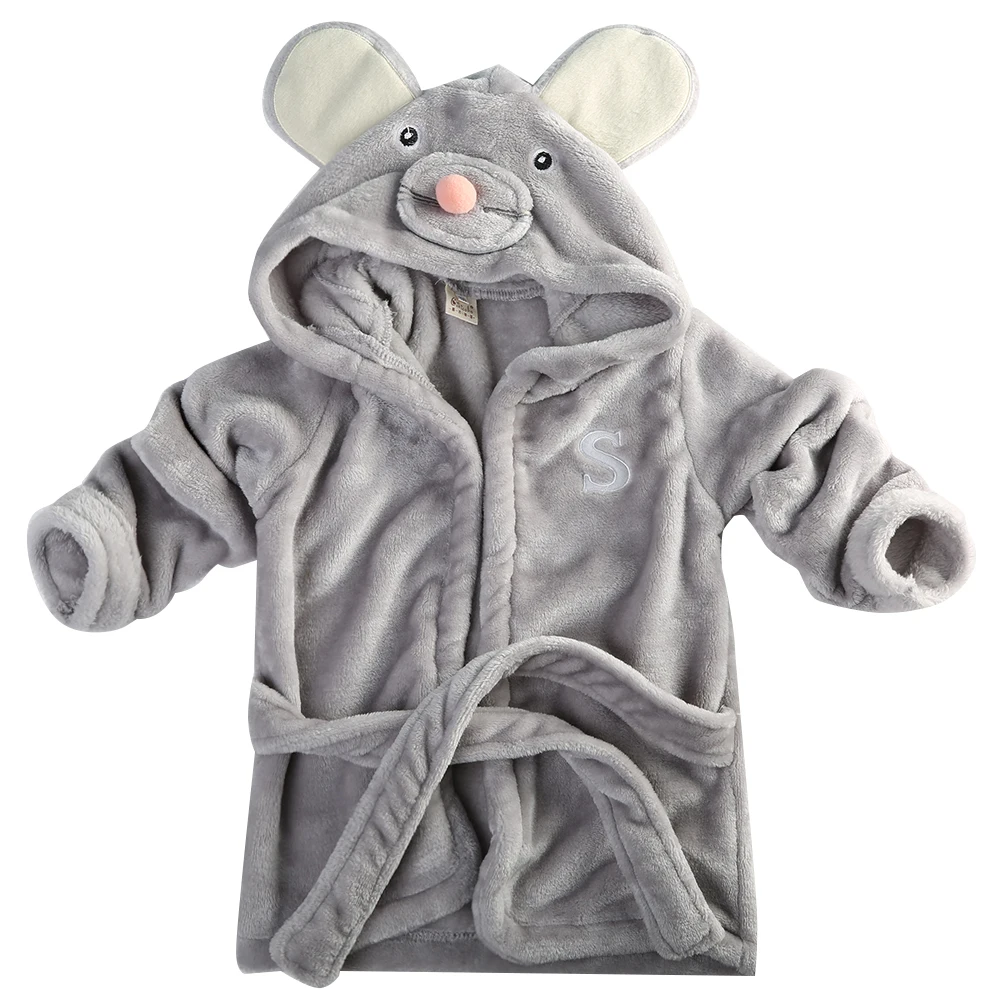 2015 New designs Baby Hooded kids bath towel Animal Modeling Swimming bathrobe Baby cartoon Pajamas Sleepwear