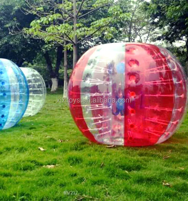 XIXI TOYS Inflatable soccer bubble balls / kids inflatable human bumper body zorb