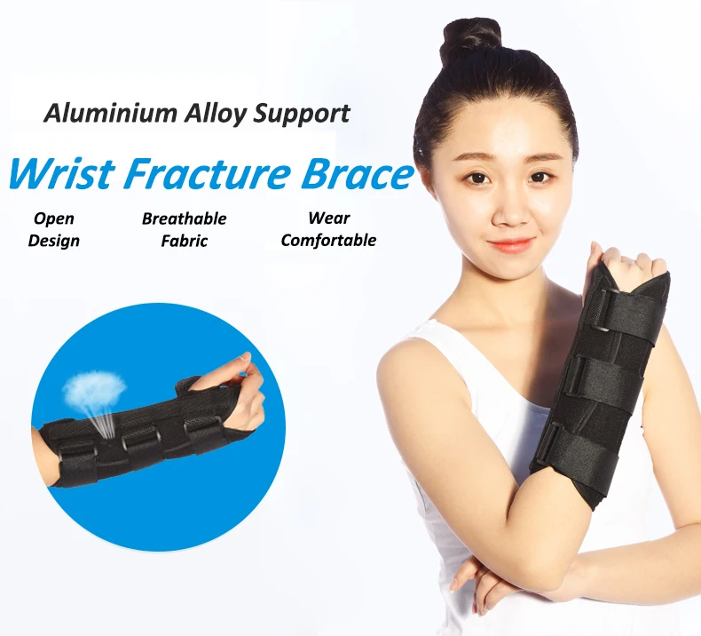 Orthopedic Breathable Adjustable Sprained Fracture Support Wrist Splint ...