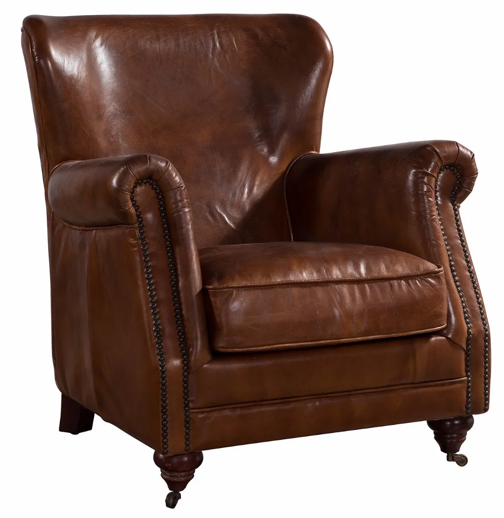 Vintage Genuine Leather Club Chair For Sale Buy Leather Chair,Leather