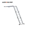 10m hook ladder 12 steps multi-purpose industrial aluminium aerial ladder