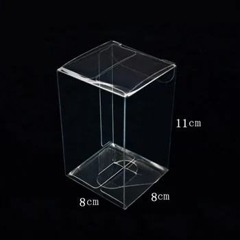 clear plastic square box