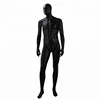 Good quality Fiberglass full body mask head black ghost stand male model mannequin