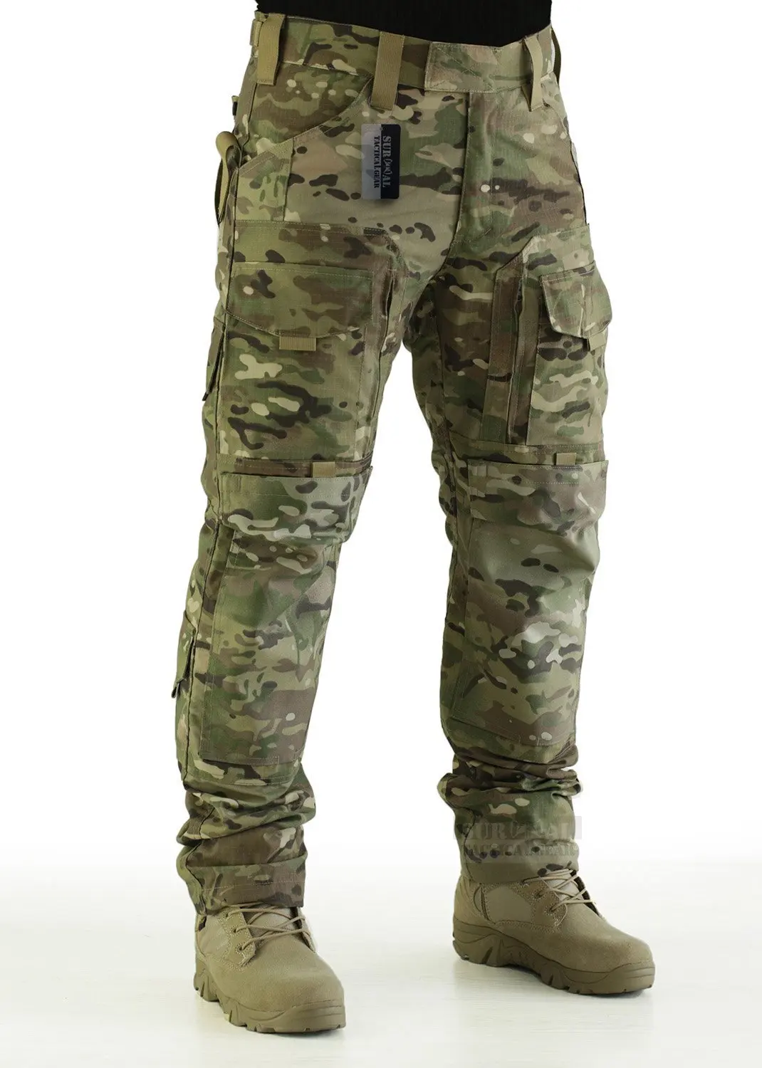 Buy ZAPT Tactical Molle Ripstop Combat Trousers Army Multicam/A-TACS LE
