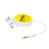 Detachable 3.5mm Retractable Storage Stereo In-Ear Earphone Headset For Cell Phone