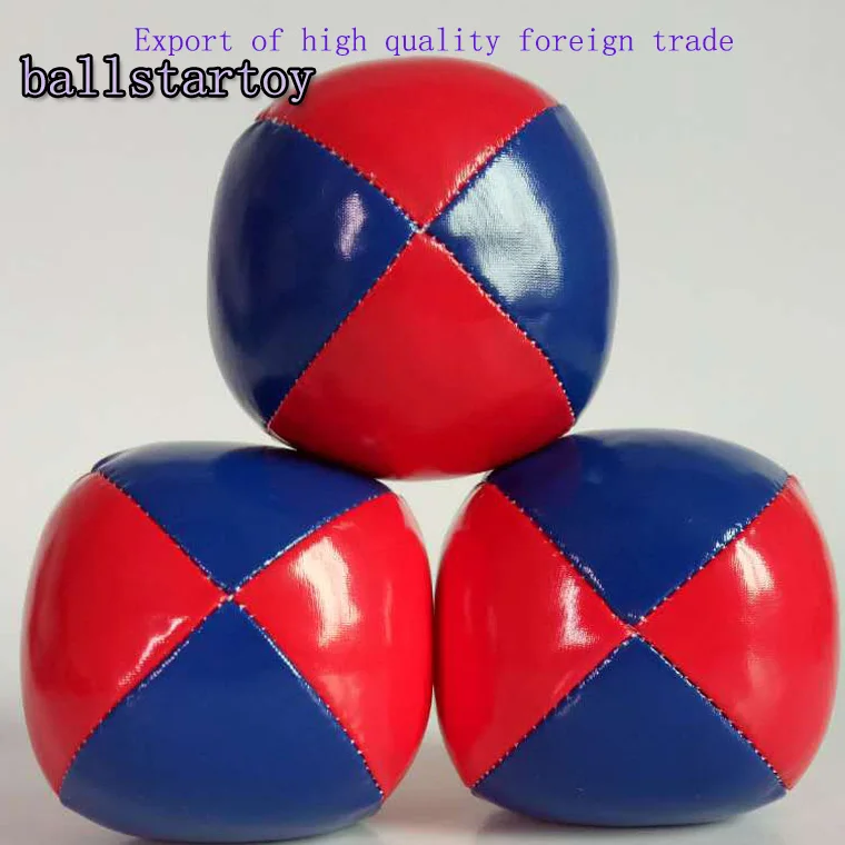 2 Inch Worldwide Circus Juggling Club Equipment Good Custom Leather Juggling 3 Balls Bean Bag