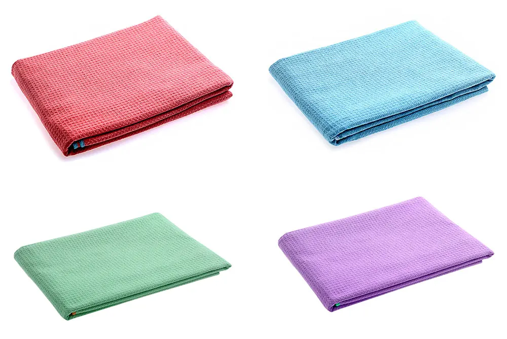 High Quality Ultra Absorbent Machine Washable Private Label Microfiber Hot Yoga Mat Towel