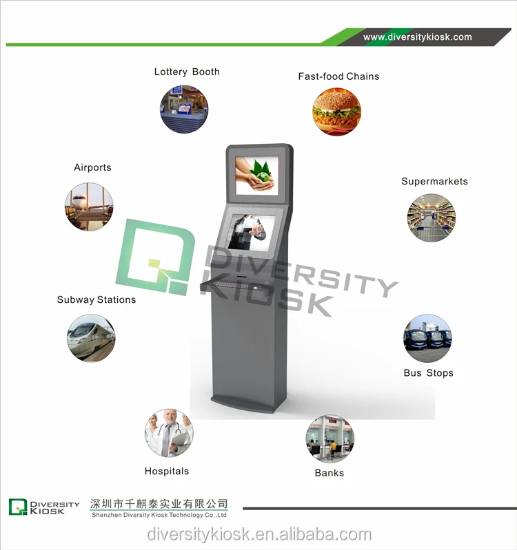 Kiosk For Gas Station Touchscreen Electronic Informat Car Key Makers