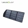 Easy carry solar charger sunpower cells semi flexible solar panel 100w