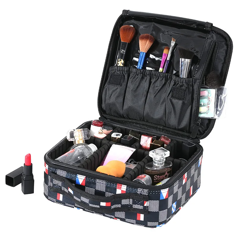 AILU shopping necessaries para mulheres maquiagem Travel Cosmetic Bag For Make Up Women Men Makeup cosmetic bags cases