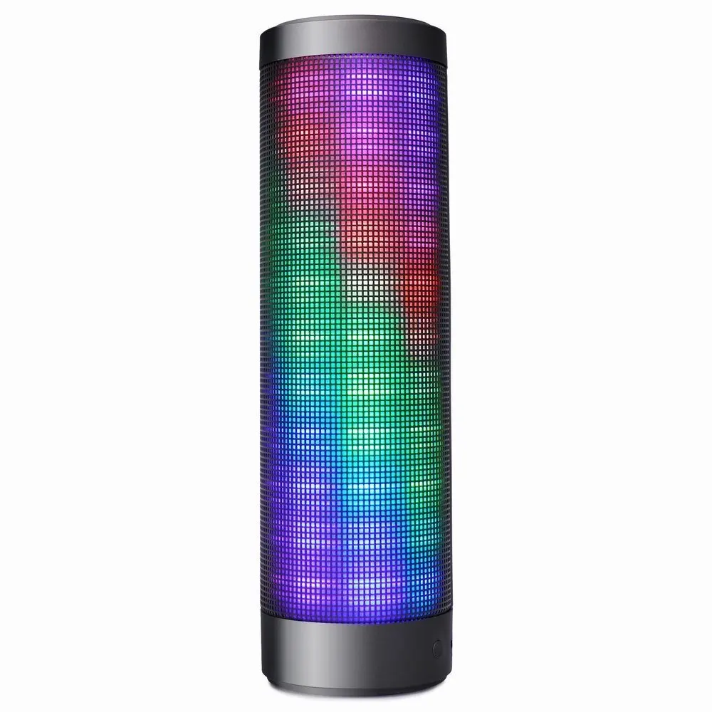 Tall bluetooth speaker with lights
