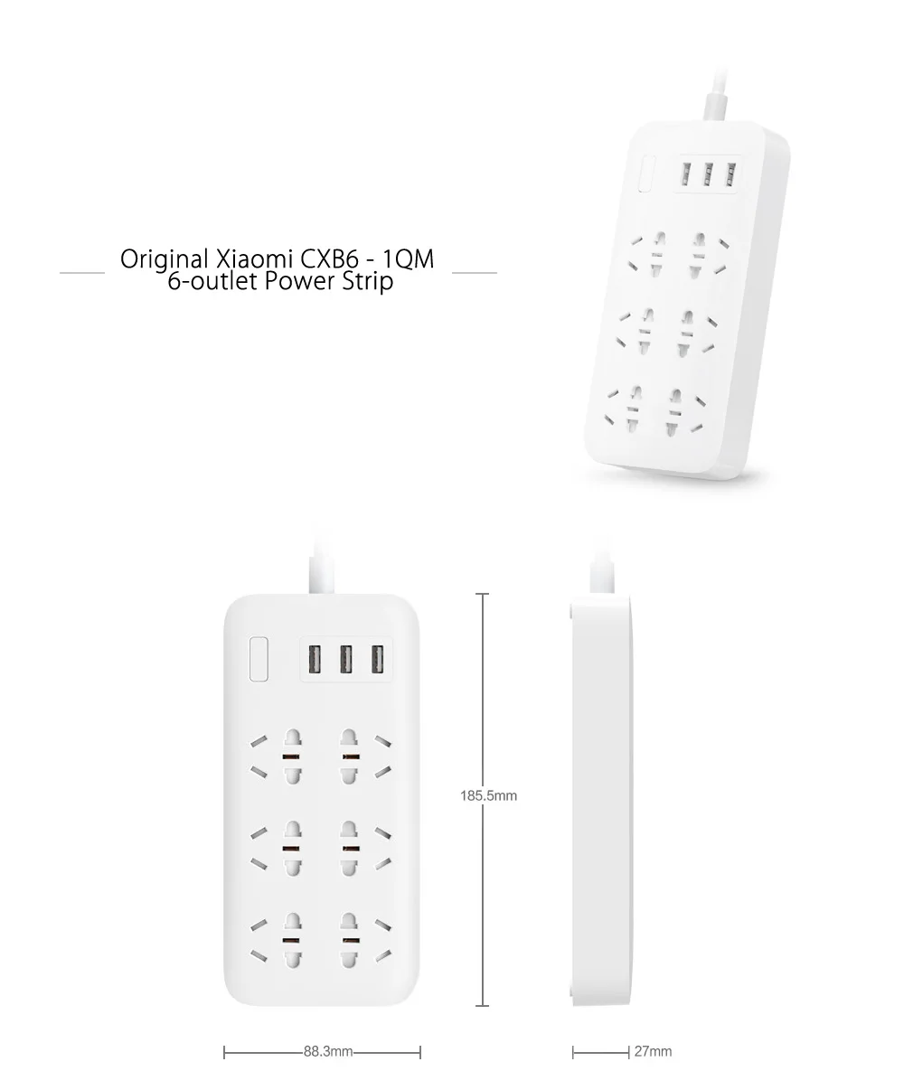 6 sockets 3 USB Ports03