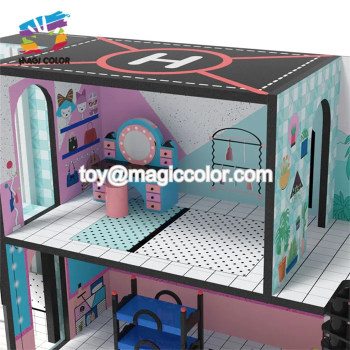 Best Design Kids Furniture Toy Wooden Doll Playhouse For Pretend