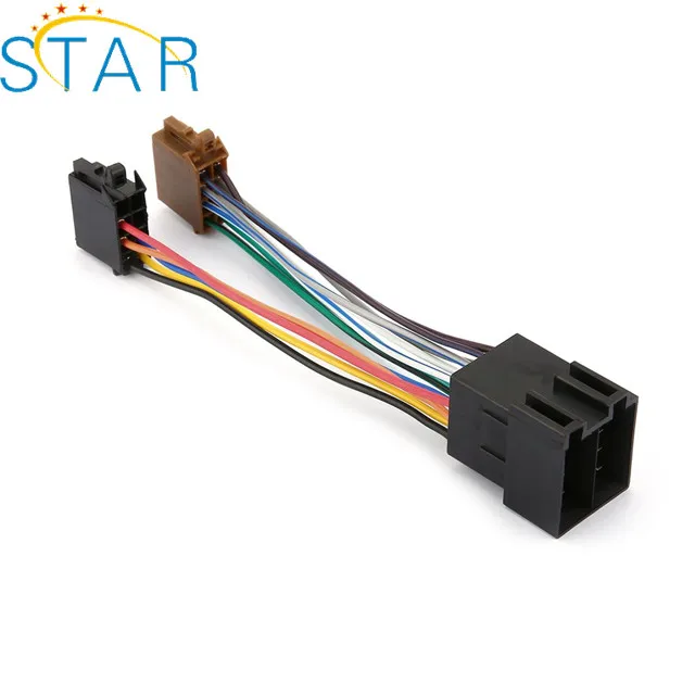 Mobil Stereo Audio Wire Harness Iso Adaptor Tahan Lama Mobil Radio