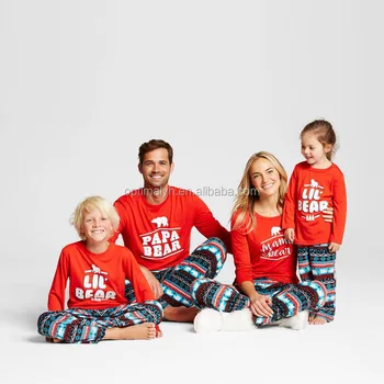 Christmas Family Matching Outfits Mom Dad Baby Cotton Pajamas Set Cute Bear Xmas Cotton Outfits For Family , Buy Pakistani Girls Pic Photos,Girl Doll