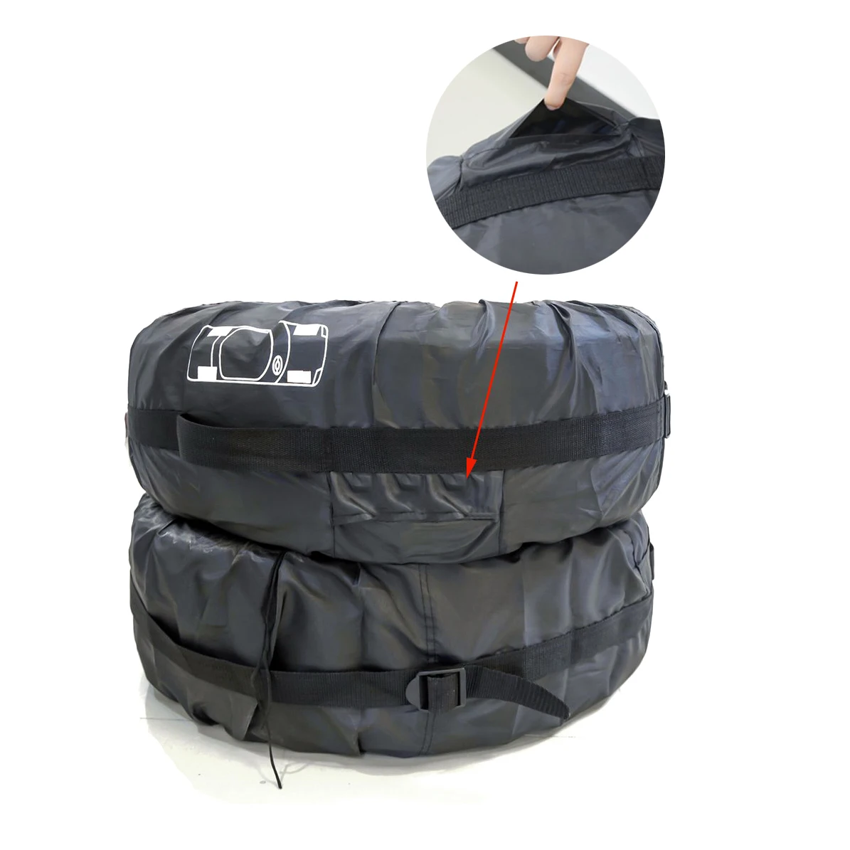 Easy Carry Waterproof Dustproof Polyester Car Tire Bag Wheel Cover Car Tyre Bag Buy Car Tyre