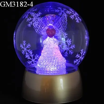 Boule De Neige En Verre De Noël Boîte à Musique Avec Ange Et Flocon De Neige Buy Boîte à Musiqueboule De Verre De Noëlboule De Neige En Verre De