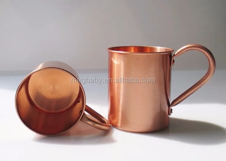 15oz Pure Copper Metal Cup With Handle Buy Metal Cup,Copper Cup,Pure