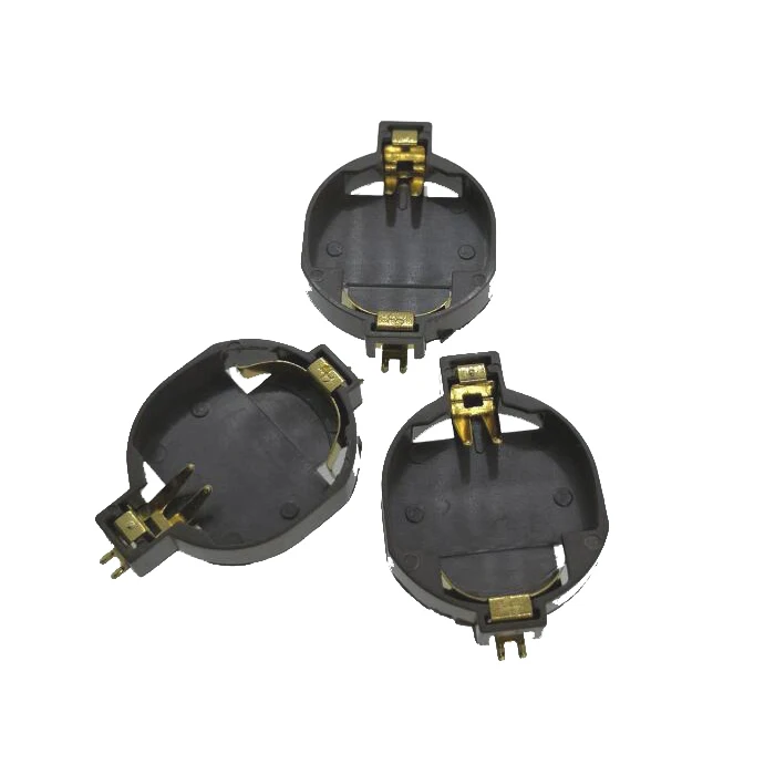 3v Smt Smd Copper Plated Cr2032 Battery Holder In Reel Or Bulk Packing