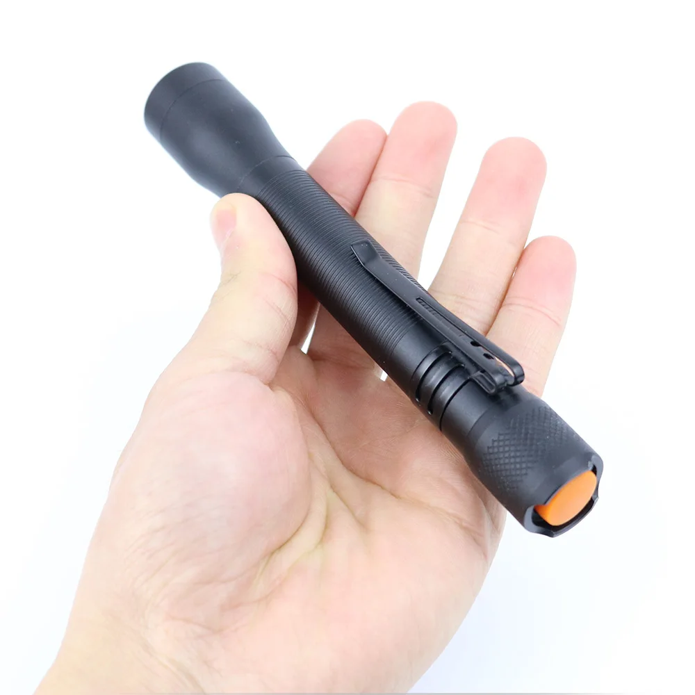 high Lumens Aluminum AA battery powered Pocket LED Flashlight supplier