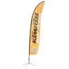 Professional aluminium street lamp post outdoor flying flag banner stand