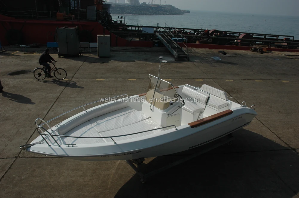 Waterwish QD 19 ft Small Fiberglass Fishing Boat Hulls for Sale, View
