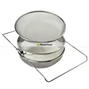 High Quality Stainless Steel Double Sieve beekeeping honey strainer honey filter