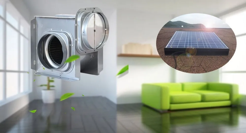 Solar Panel, 40W, Inline, Ducted - detail 2