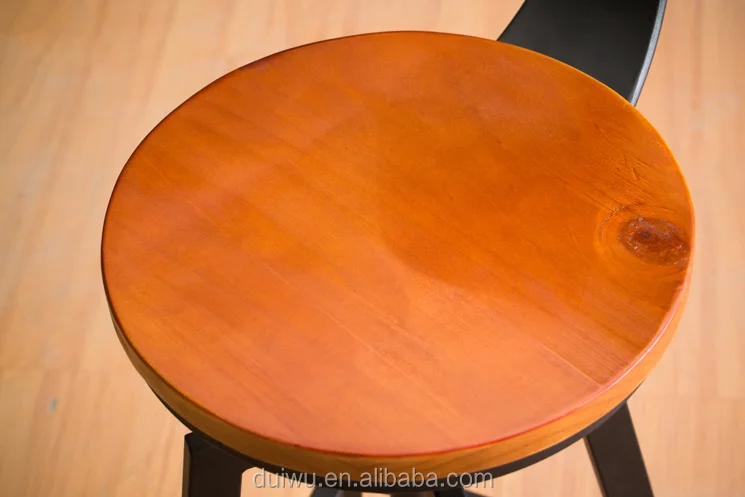 iron round bar stool